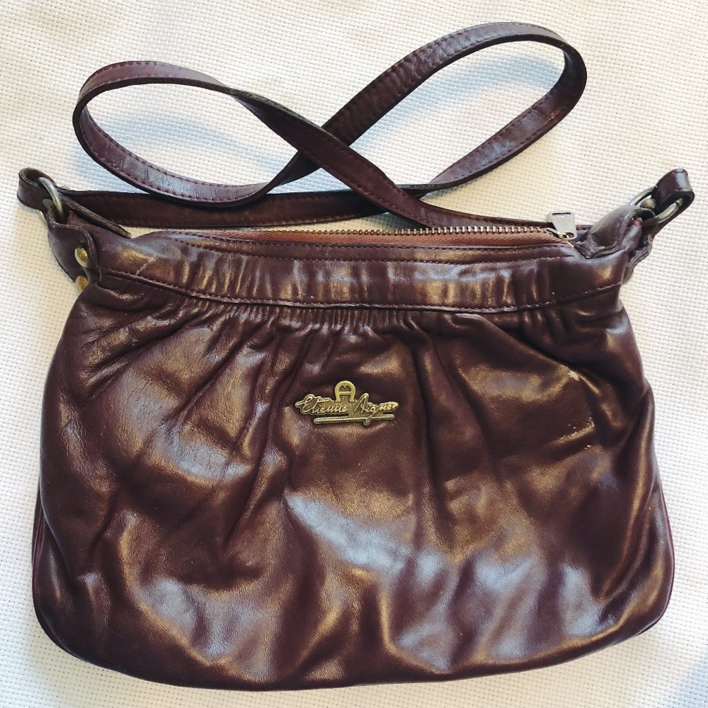 Vintage Etienne Aigner Leather Crossbody Purse